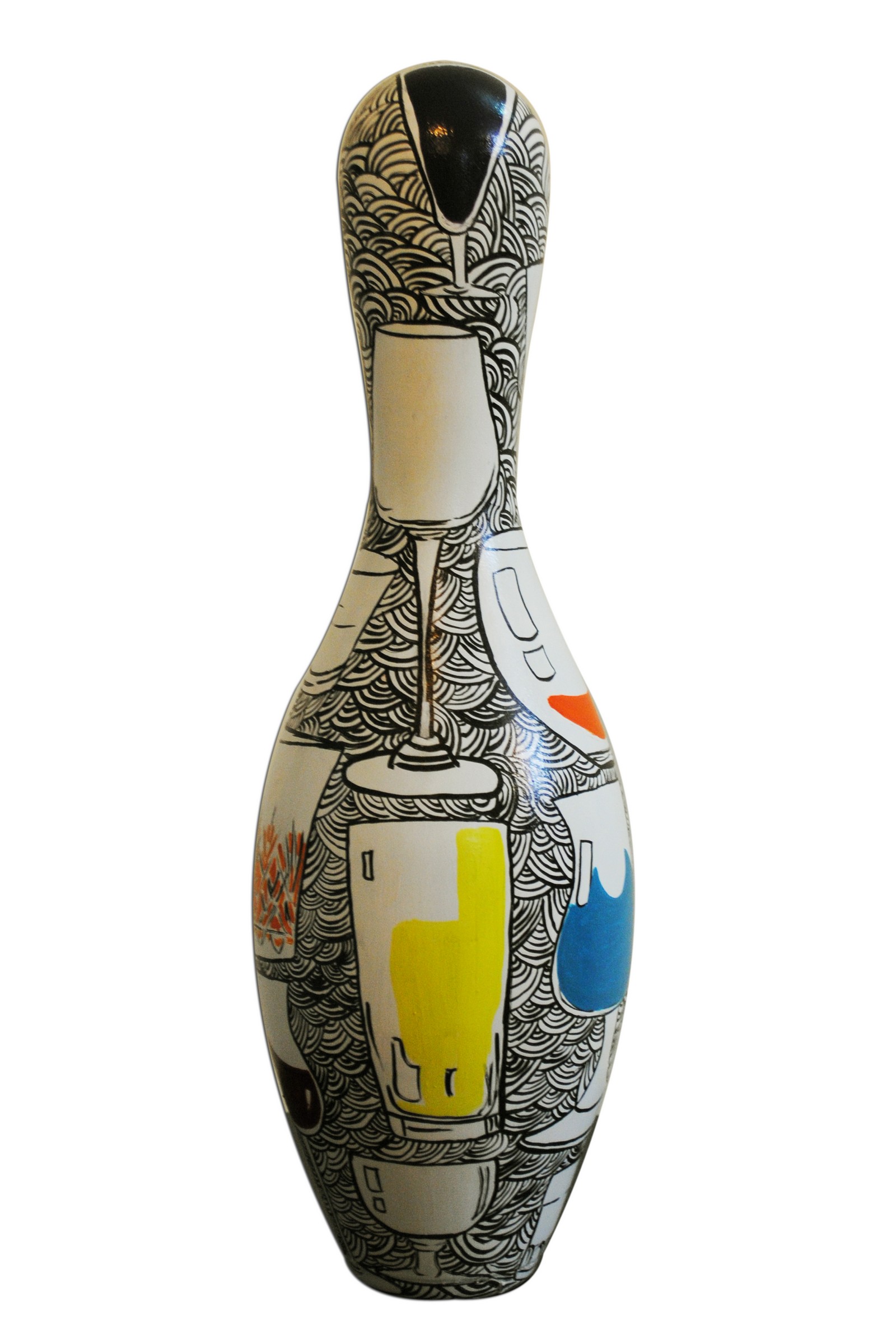 Home Decor bowl for a drink bowling pin