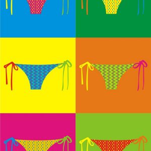 Home décor wall art poster thongs