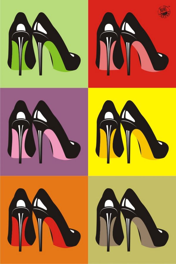 Home décor wall art poster heels