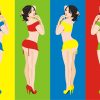 Home décor wall art poster bikini babes