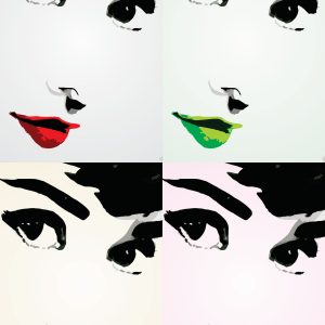 Home décor wall art poster audery hepburn