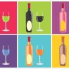 Home décor wall art poster wine toast