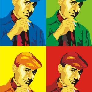 Home décor wall art poster dev anand actor bollywood