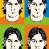 Home décor wall art poster lionel messi