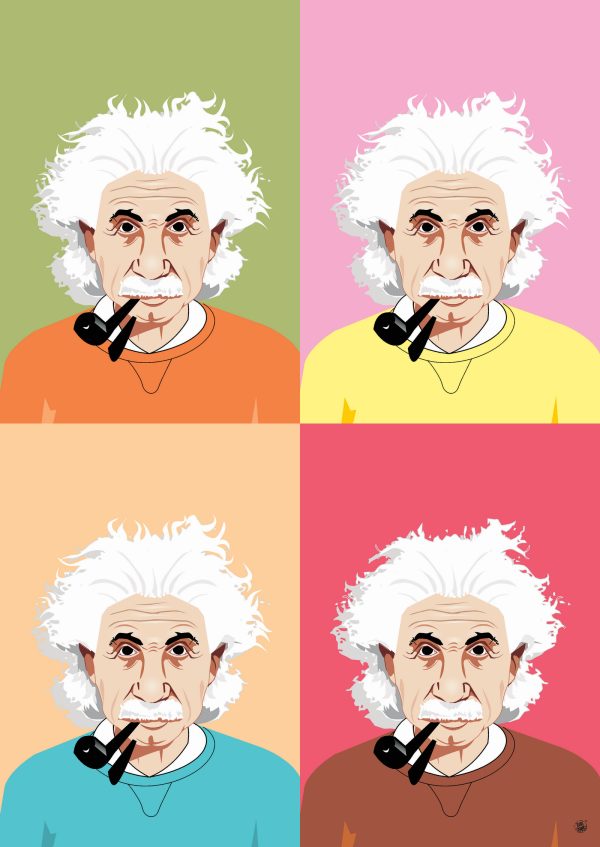 Home décor wall art poster Einstein