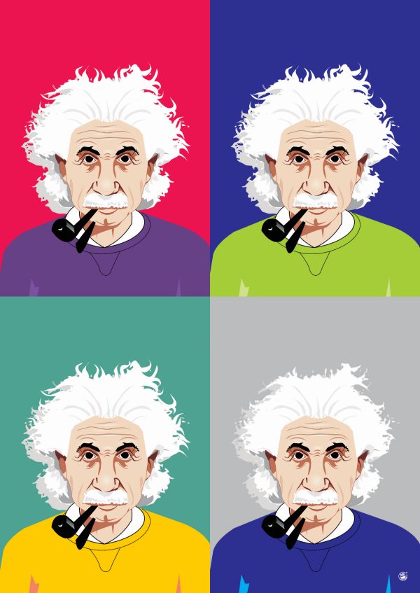 Home décor wall art poster Einstein