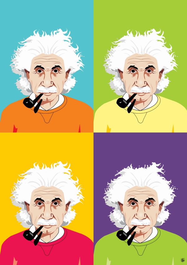 Home décor wall art poster Einstein