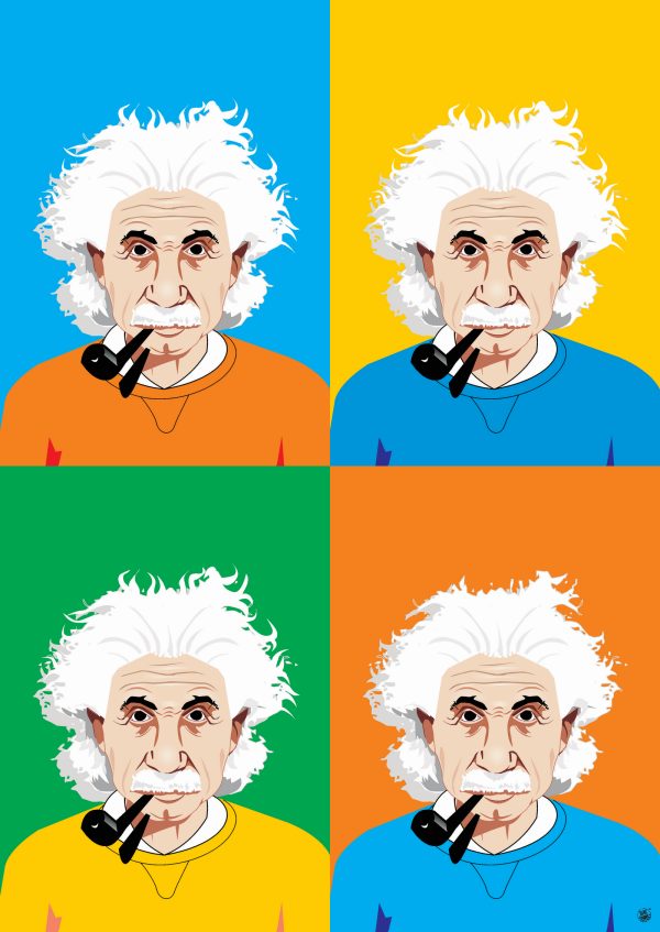 Home décor wall art poster Einstein