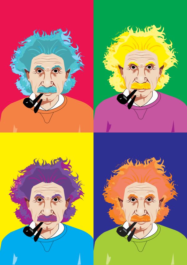 Home décor wall art poster Einstein