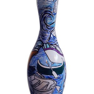 Home décor bowling pin pop