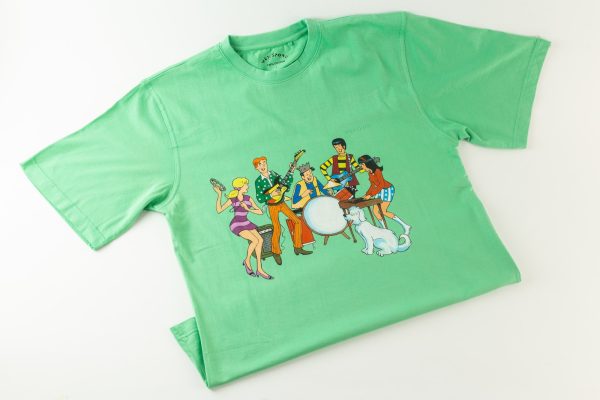 Handpainted tshirt Archies fashion Band music